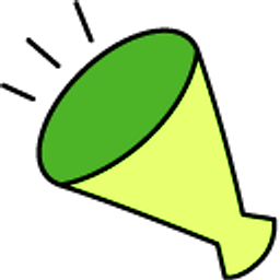 Gudetama and Green Megaphone Arrow Cursor