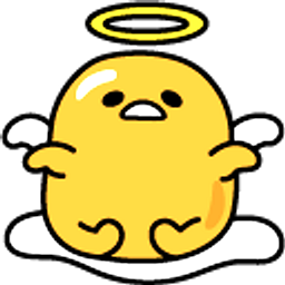 Gudetama Angel and Halo Yellow Hand Cursor