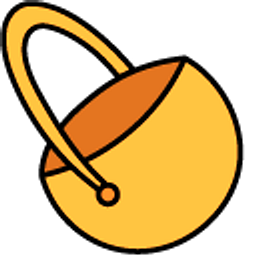 Gudetama Bee and Basket Orange Yellow Arrow Cursor