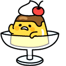 Gudetama Cherry Pudding Yellow Hand Cursor