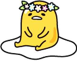 Gudetama Summer Flowers Blue Green Yellow Pink Hand Cursor