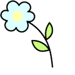Gudetama Summer Flowers Blue Green Arrow Cursor