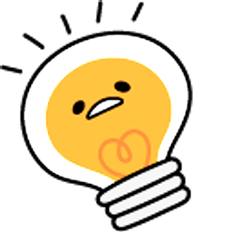 Gudetama Sun and Light Bulb Orange Arrow Cursor