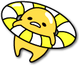 Gudetama Swimming Orange Arrow Cursor