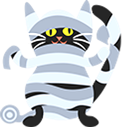 Halloween Black Cats Ghost and Mummy Hand Cursor