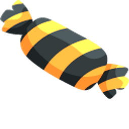 Halloween Candy Yellow and Black Hand Cursor