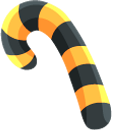 Halloween Candy Yellow Black Arrow Cursor