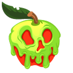 Halloween Eye Candy and Poison Apple Hand Cursor
