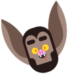 Halloween Funny Bats Brown Arrow Cursor
