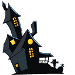 Halloween Haunted House Arrow Cursor