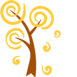 Hand-Drawn Autumn Trees Orange Brown Arrow Cursor