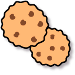Hello Kitty and Cookies Brown Arrow Cursor