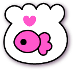 Hello Kitty and Fish Pink White Arrow Cursor