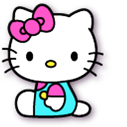 Hello Kitty and Fish Hand Cursor