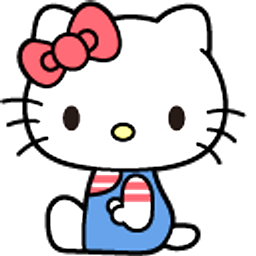 Hello Kitty and Milk White Hand Cursor