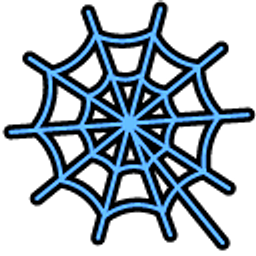 Hello Kitty Marvel Spider-Man Blue Arrow Cursor