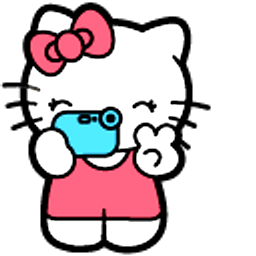Hello Kitty Pink Hand Cursor