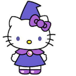 Hello Kitty Purple Witch Purple Hand Cursor