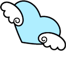 Hello Kitty with Blue Heart Arrow Cursor