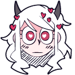 Helltaker Modeus White Red Pink Hand Cursor