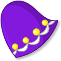 Homestar Runner Marzipan and Dress Purple Arrow Cursor