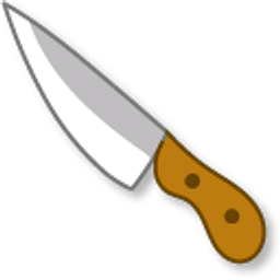 Homestar Runner That Little Chef Guy and Chef's Knife Brown Gray Grey Arrow Cursor