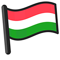 Hungary Flag Hand Cursor