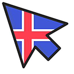 Iceland Flag Arrow Cursor