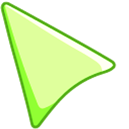 Inchworm Green Arrow Cursor