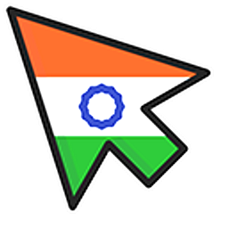 India Flag Arrow Cursor