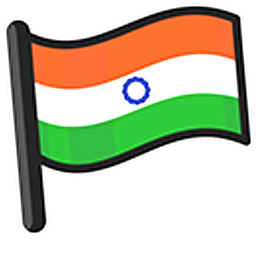 India Flag Hand Cursor