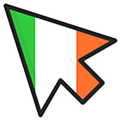 Ireland Flag Arrow Cursor