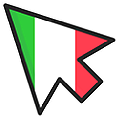 Italy Flag Arrow Cursor