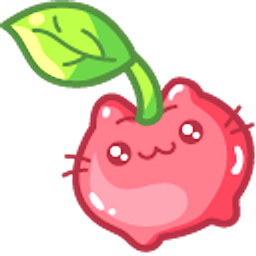 Kawaii Cherry Cats Red Arrow Cursor