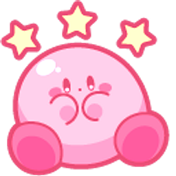 Kawaii Kirbi Pink Hand Cursor