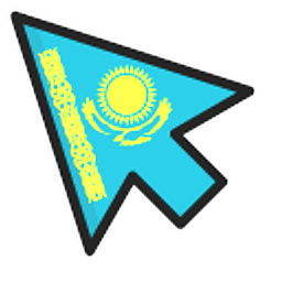 Kazakhstan Flag Arrow Cursor