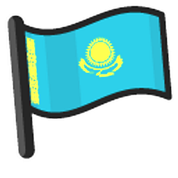 Kazakhstan Flag Hand Cursor