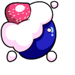 Kirby Blopper Blue Arrow Cursor