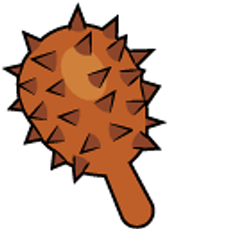 Kirby Dogon and Spiked Club Brown Arrow Cursor