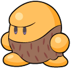 Kirby Dogon and Spiked Club Brown Hand Cursor