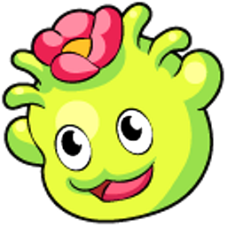 Kirby Stactus and Flower Green Hand Cursor