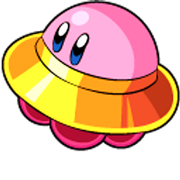 Kirby UFO Kirby Pink Hand Cursor