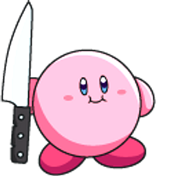 Kirby With A Knife Meme Hand Cursor
