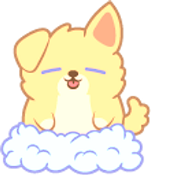 Kleptodogs Angel Brown Yellow Hand Cursor 