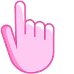 Kobi Pink Hand Cursor