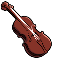 Lackadaisy Rocky Rickaby and Violin Brown Arrow Cursor