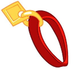 Lady and the Tramp Tramp and Collar Red Arrow Cursor
