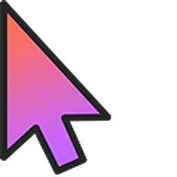 Late Sunset Gradient Arrow Cursor