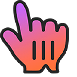 Late Sunset Gradient Hand Cursor