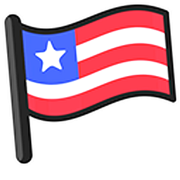 Liberia Flag Hand Cursor